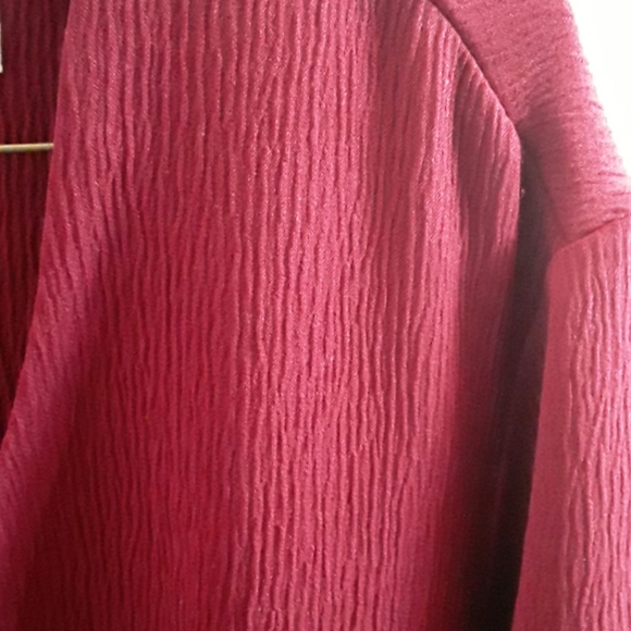 Maroon, midi dress - Picture 3 of 3